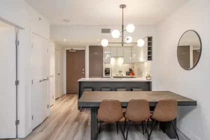Kitchen Island Photo of 107 110 Switchmen Street, Vancouver, BC