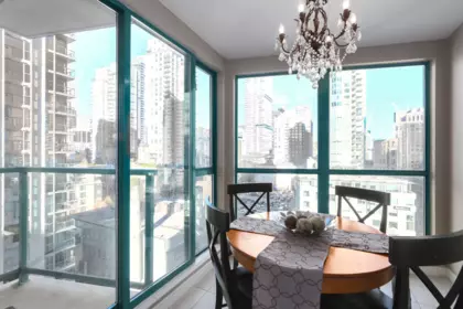 Breakfast Nook Photo of 1502 939 Homer Street, Vancouver, BC
