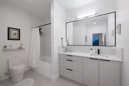 Aerial View of 255 Sandringham Crescent, North Vancouver, BC