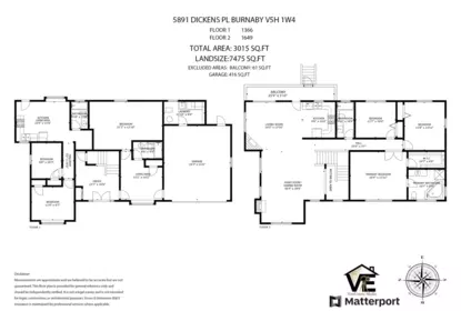 Fitness Center Photo Near 5891 Dickens Place, Burnaby, BC
