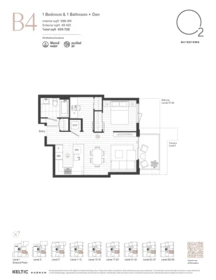 Kitchen Island Photo of 2207 6608 Sussex Avenue, Burnaby, BC