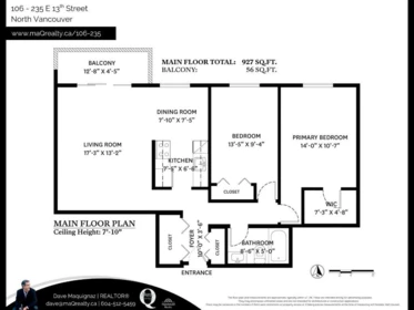 Aerial View of 106 235 E 13th Street, North Vancouver, BC