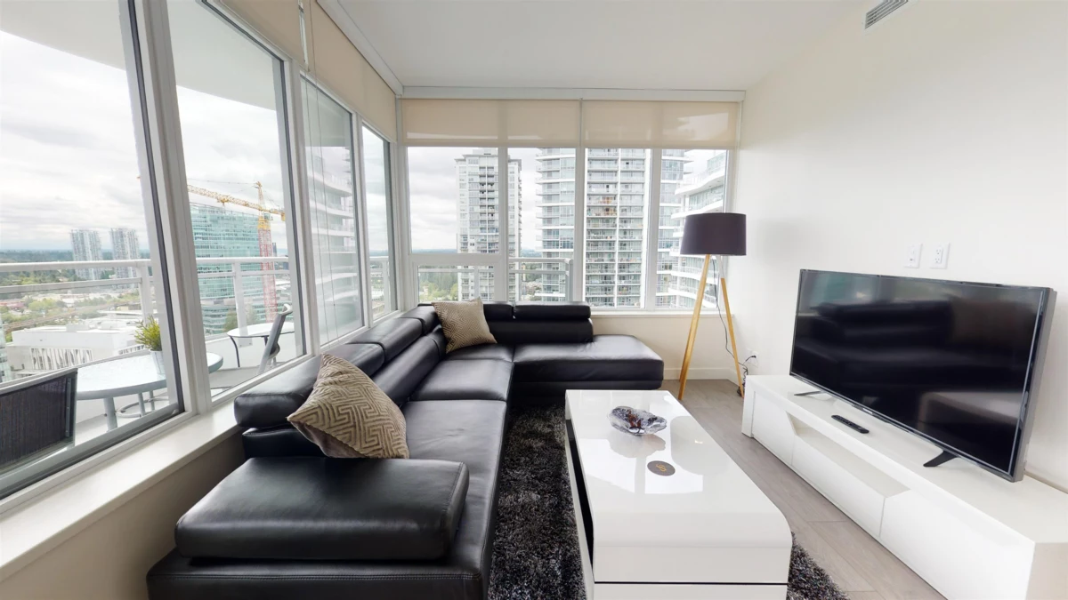 Living Room Photo of 2405 13318 104th Avenue, Surrey, BC