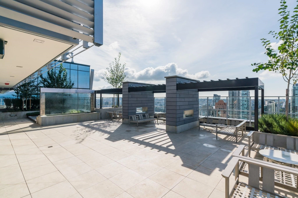 Aerial View of 2002 1111 Richards Street, Vancouver, BC