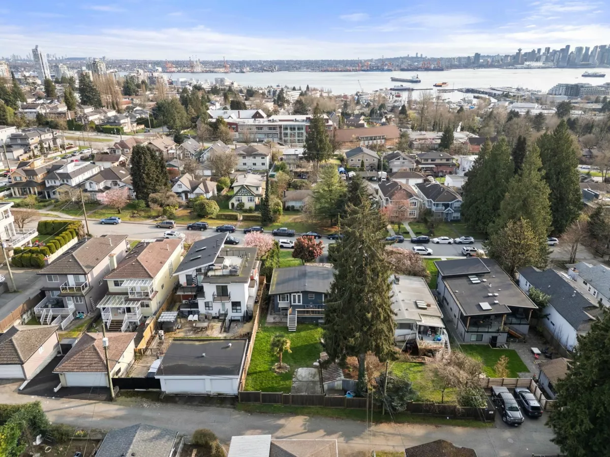 Aerial View of 530 W 14th Street, North Vancouver, BC