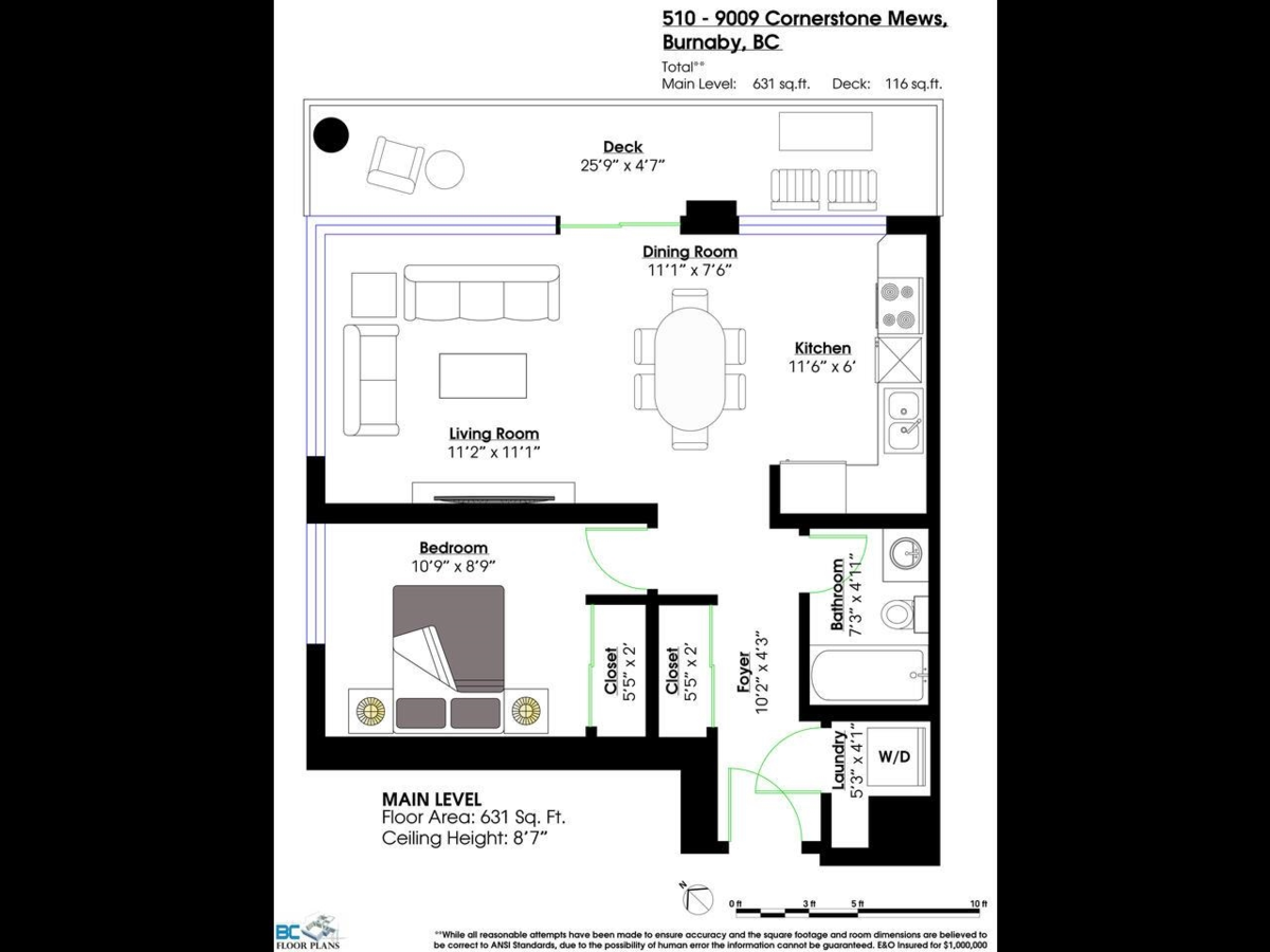 Basement Recreation Room Photo of 510 9009 Cornerstone Mews, Burnaby, BC