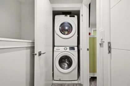 Laundry Room Photo of 102 15170 60 Avenue, Surrey, BC