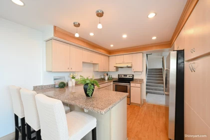 Dining Area Photo of PH1604 8811 Lansdowne Road, Richmond, BC