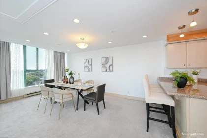 Kitchen Island Photo of PH1604 8811 Lansdowne Road, Richmond, BC