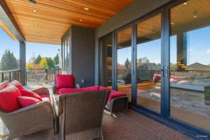 Aerial View of 9376 164 Street, Surrey, BC