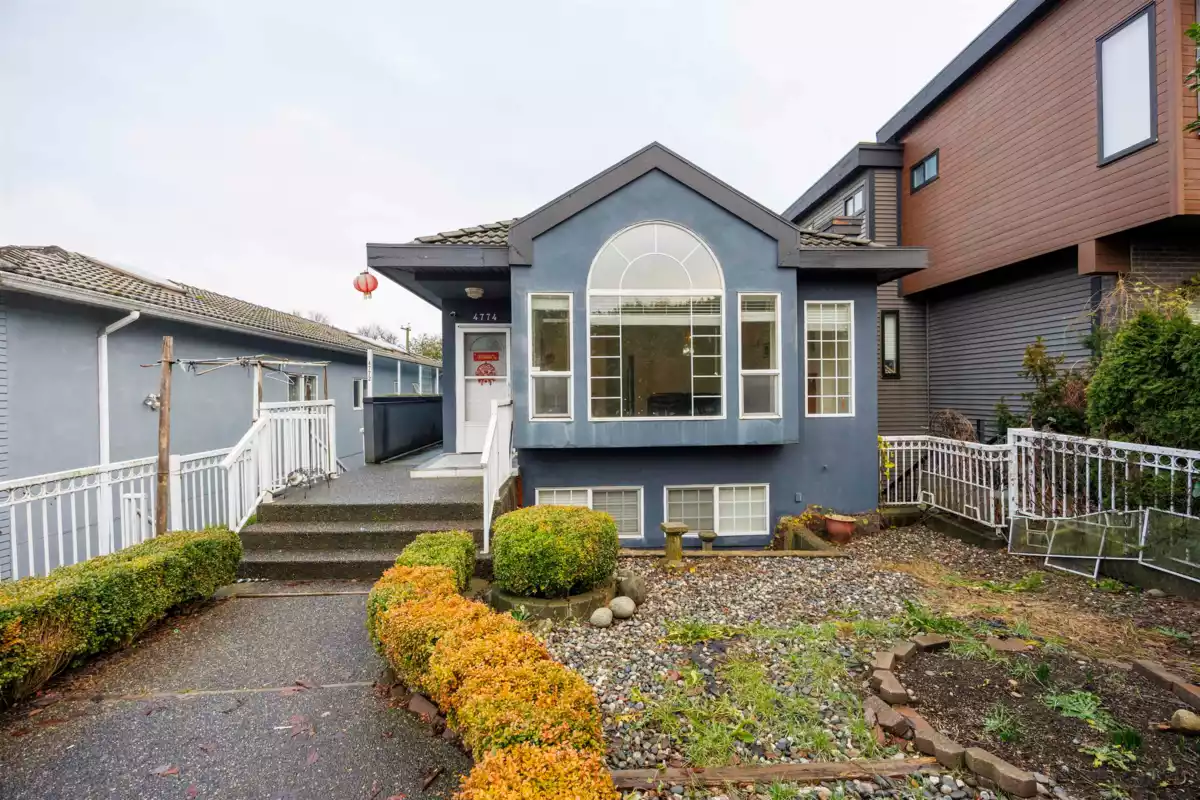 Backyard Photo of 4774 Knight Street, Vancouver, BC