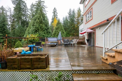 Aerial View of 1590 Plateau Crescent, Coquitlam, BC