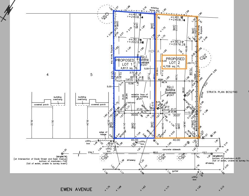 Exterior Rear Photo of 1247 Ewen Avenue, New Westminster, BC