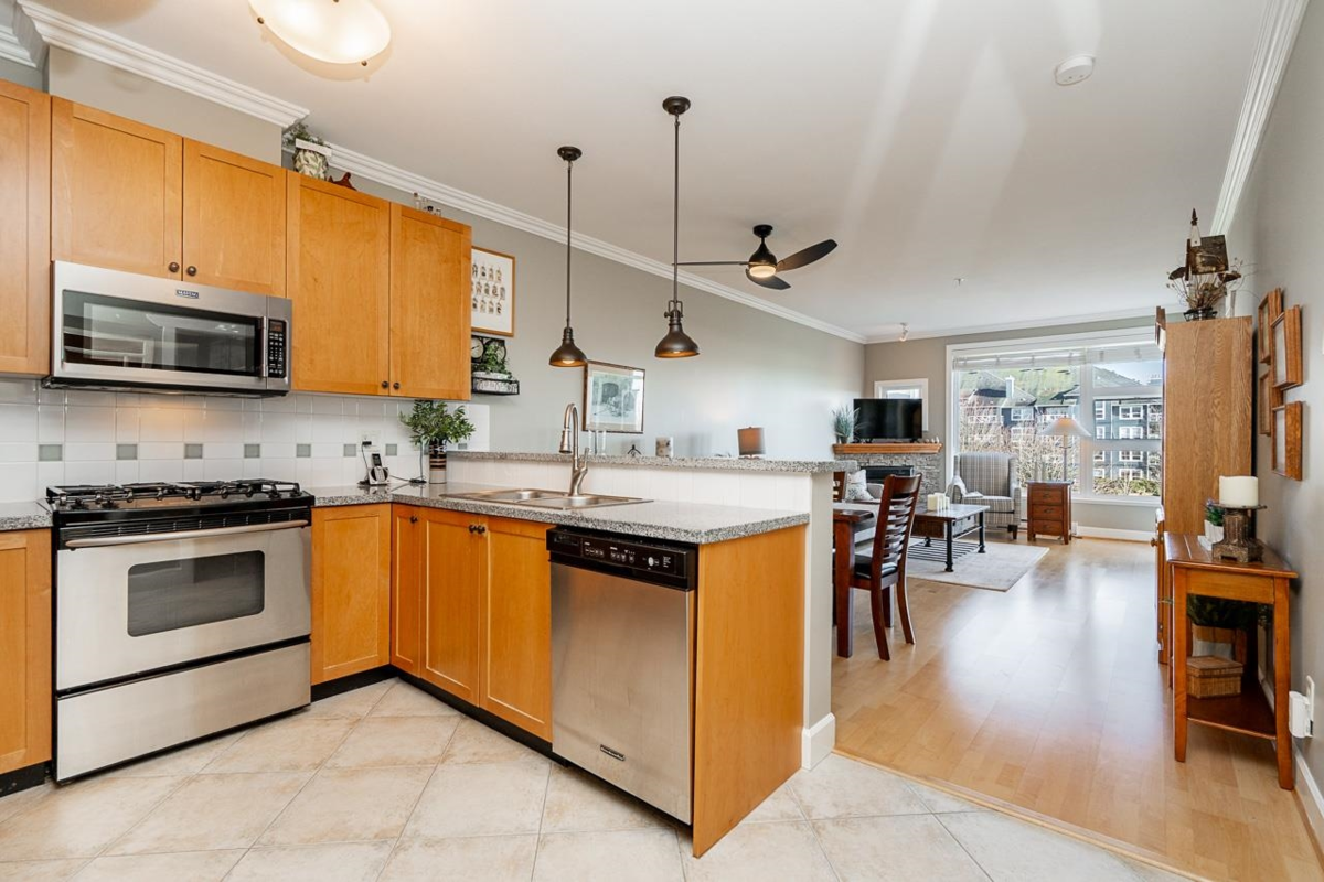 Kitchen Island Photo of 322 4600 Westwater Drive, Richmond, BC