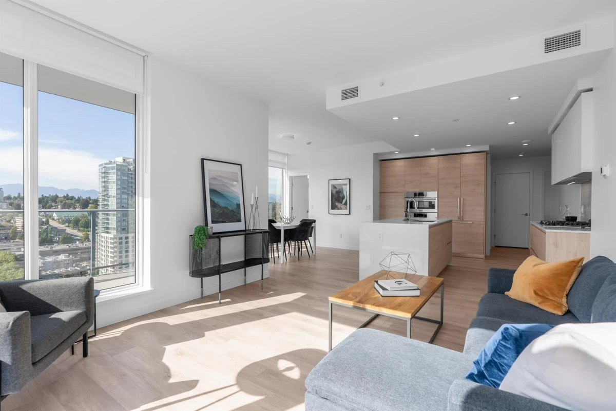 Exterior Rear Photo of 2904 660 Quayside Drive, New Westminster, BC