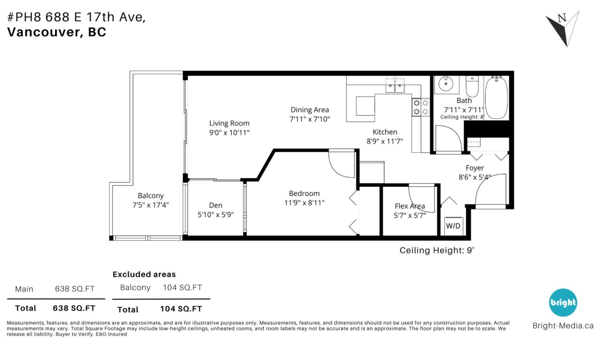 Outdoor Kitchen Photo of PH8 688 E 17th Avenue, Vancouver, BC