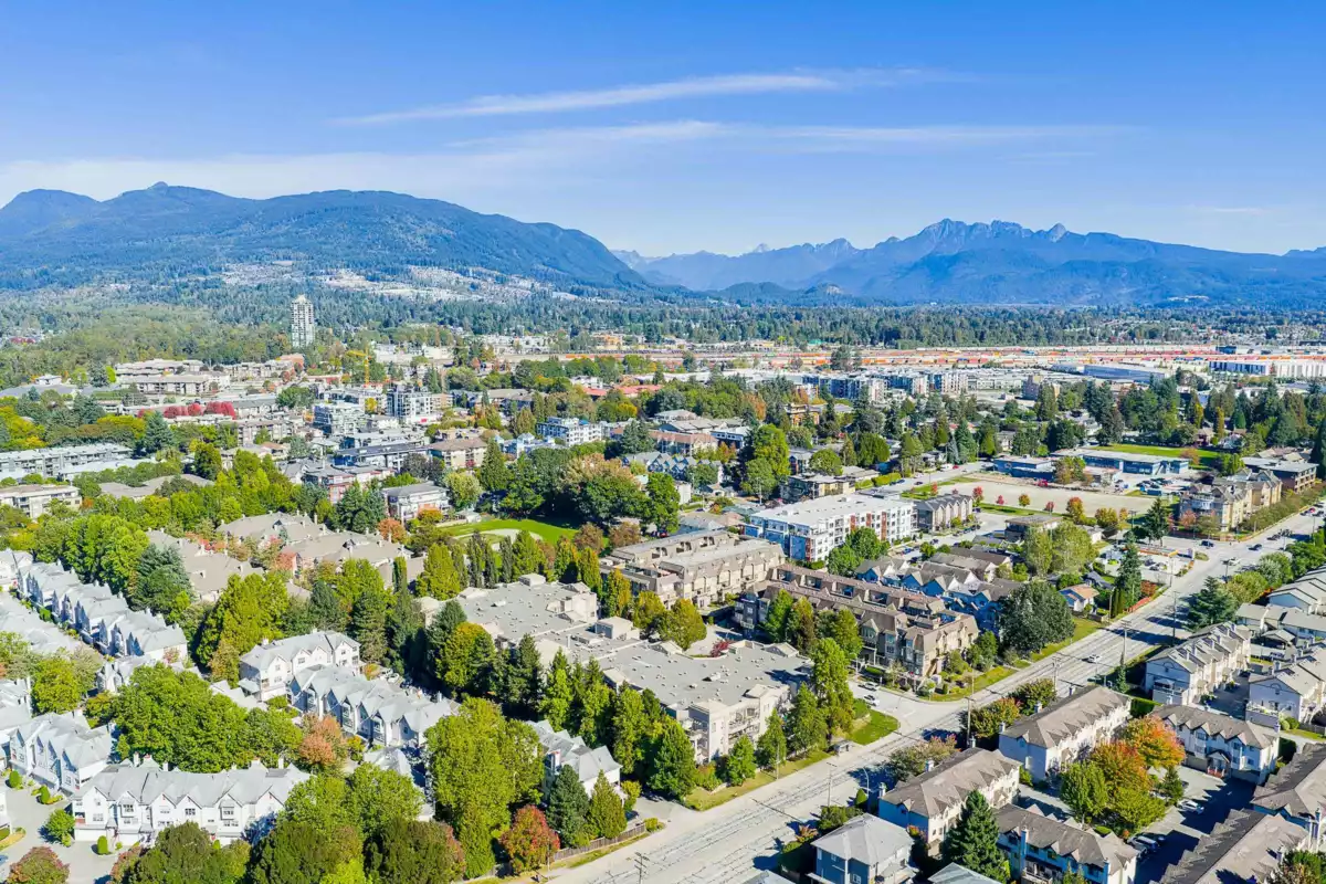 Aerial View of 304 2109 Rowland Street, Port Coquitlam, BC