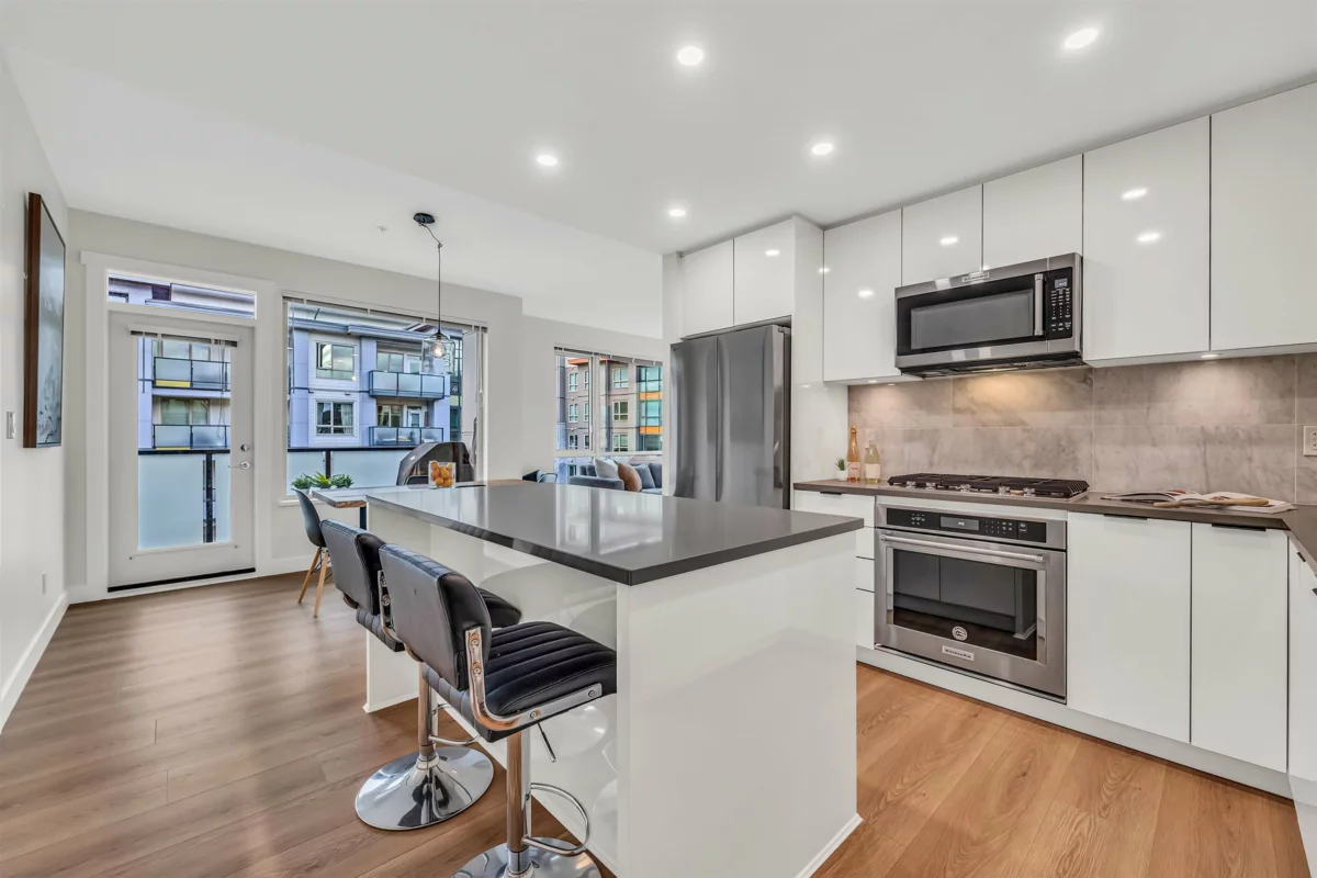 Exterior Rear Photo of 404 2632 Library Lane, North Vancouver, BC