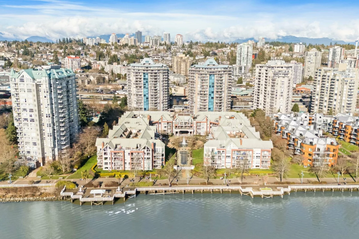 Living Room Photo of 307 1240 Quayside Drive, New Westminster, BC