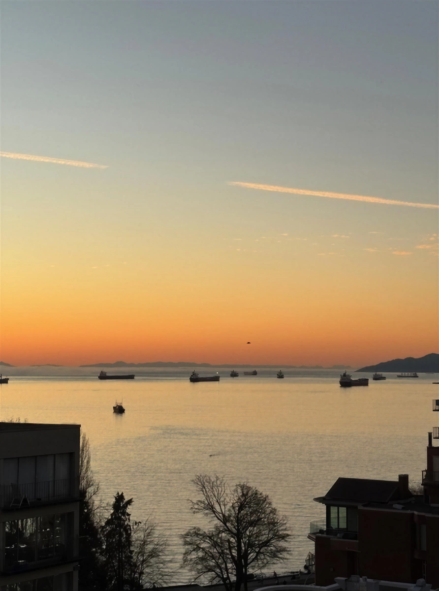 Exterior Rear Photo of 907 1330 Harwood Street, Vancouver, BC