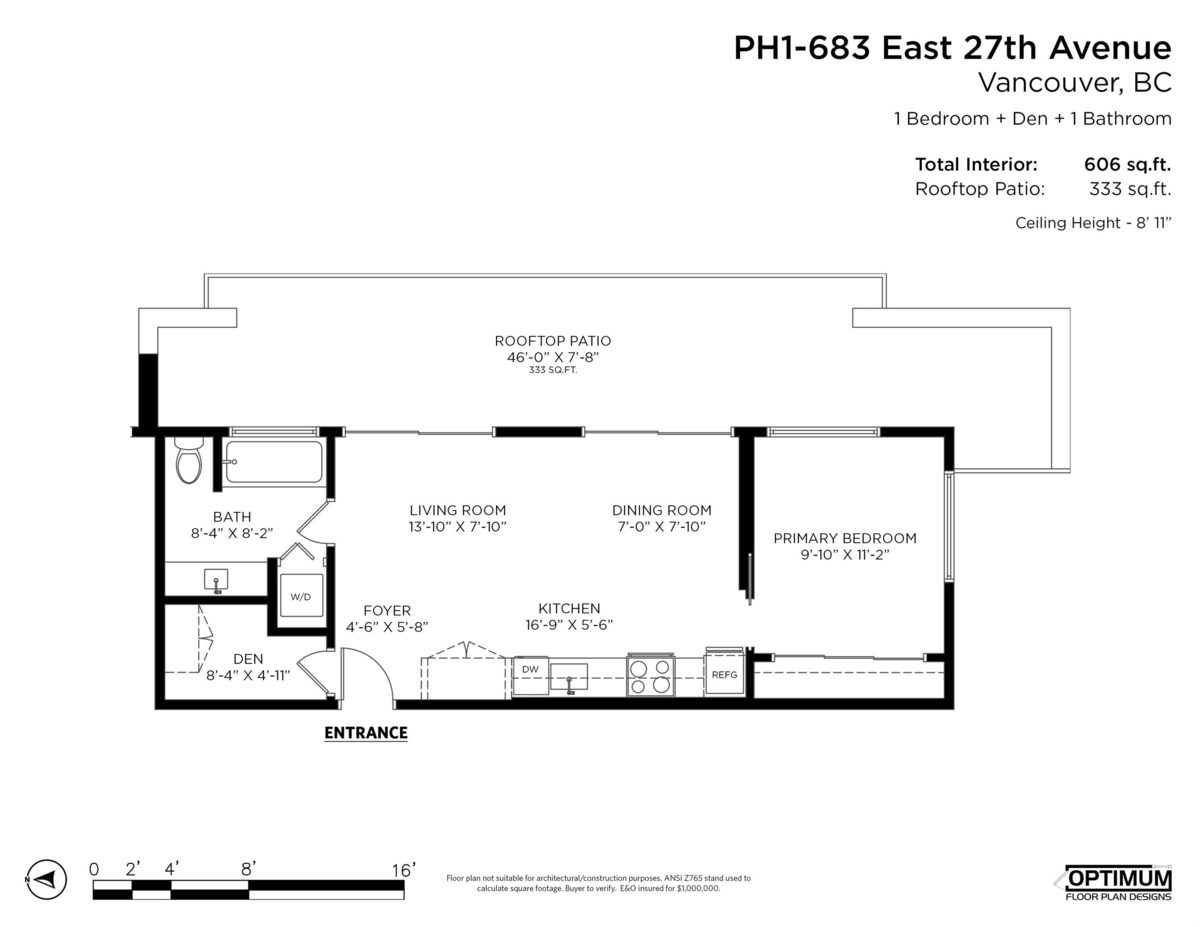 Outdoor Deck Photo of PH1 683 E 27th Avenue, Vancouver, BC