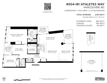 Swimming Pool Photo of 504 181 Athletes Way, Vancouver, BC