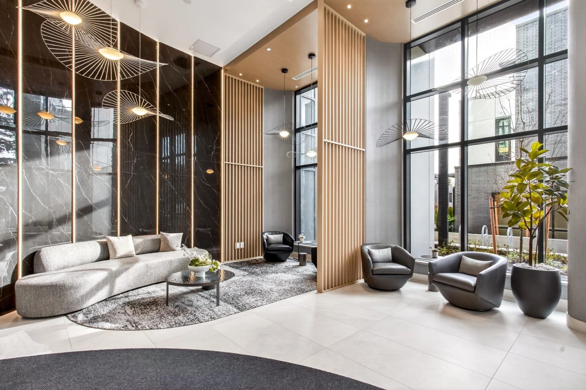 Living Room Photo of 605 6138 Birney Avenue, Vancouver, BC