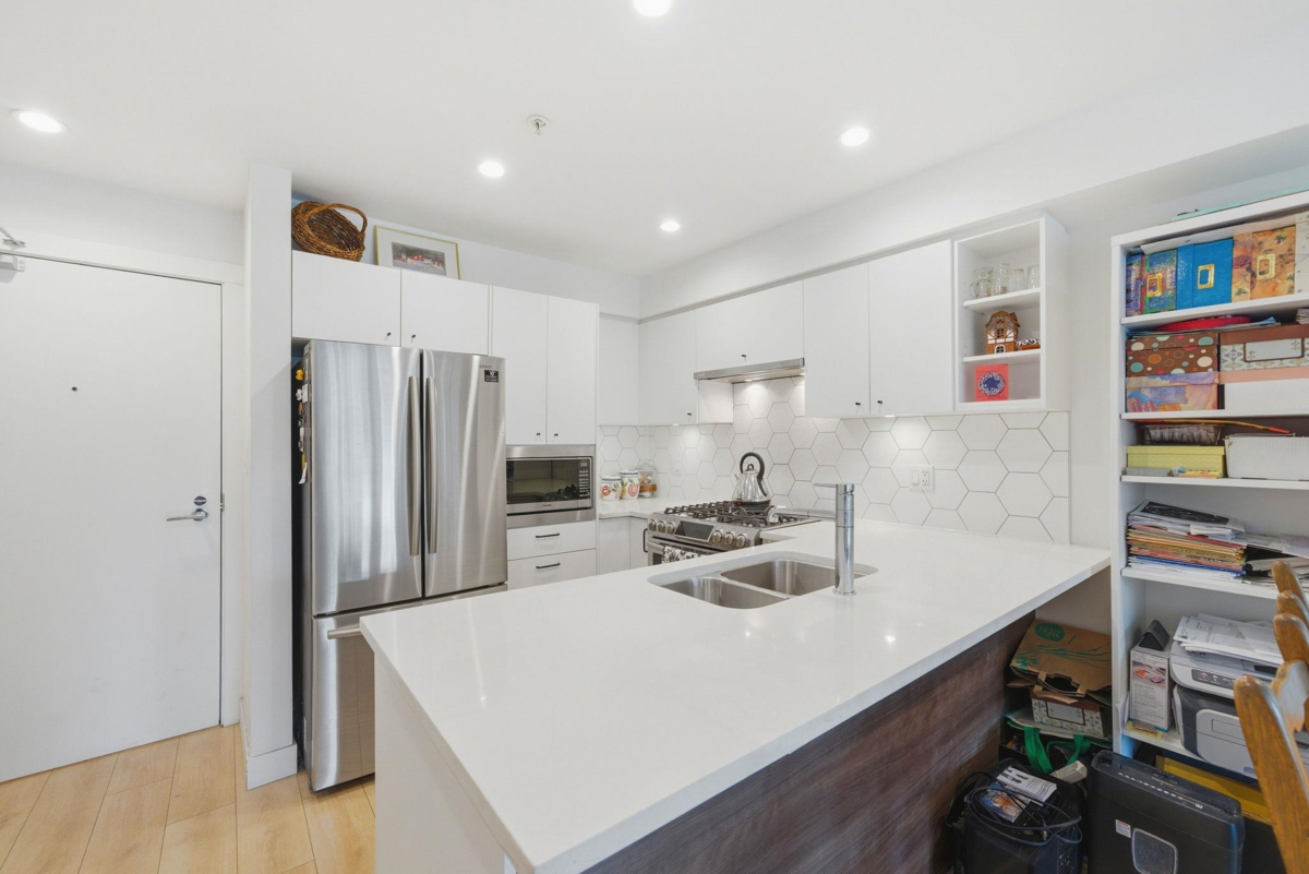 Living Room Photo of 204 1519 Crown Street, North Vancouver, BC