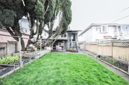 Backyard Photo of 3156 Adanac Street, Vancouver, BC