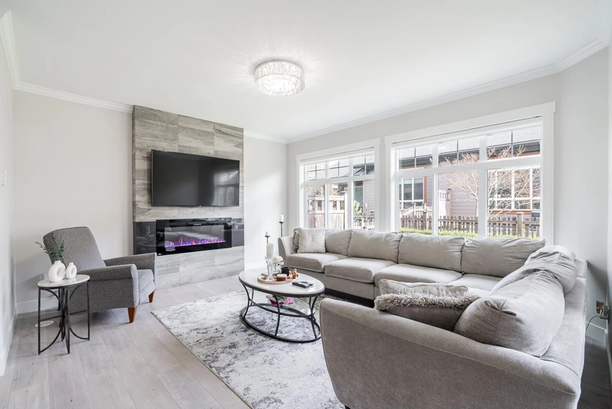 Living Room Photo of 12 17033 Fraser Highway, Surrey, BC