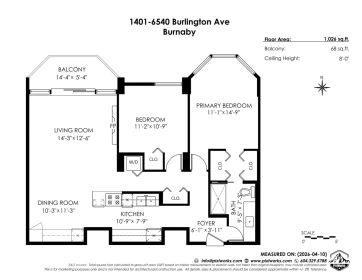 Backyard Photo of 1401 6540 Burlington Avenue, Burnaby, BC