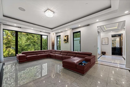 Aerial View of 558 Glenross Road, West Vancouver, BC