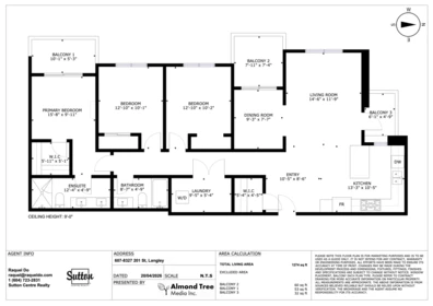 Entry Foyer Photo of 607 8327 201 Street, Langley, BC