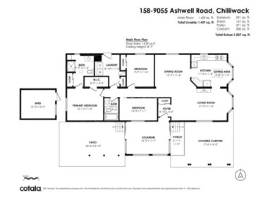 Aerial View of 158 9055 Ashwell Road, Chilliwack, BC