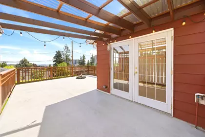 Aerial View of 412 Blair Avenue, New Westminster, BC