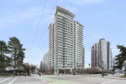 Aerial View of 308 161 W Georgia Street, Vancouver, BC