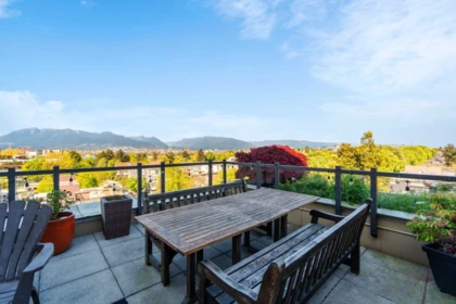 Outdoor Deck Photo of 414 2635 Prince Edward Street, Vancouver, BC