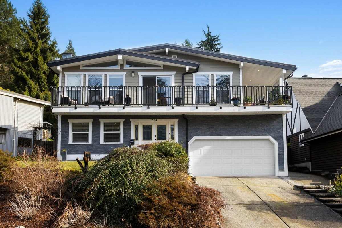 Exterior Rear Photo of 224 April Road, Port Moody, BC