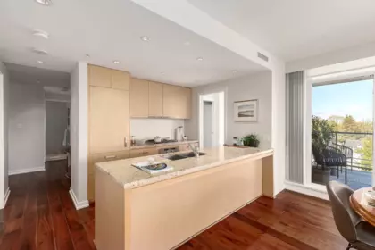 Kitchen Island Photo of 801 5955 Balsam Street, Vancouver, BC