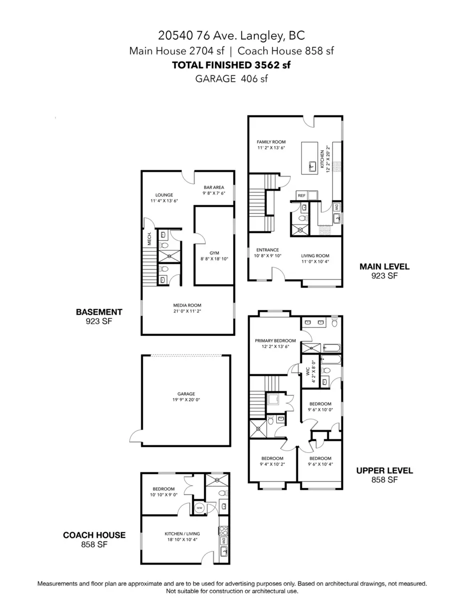 Living Room Photo of 20540 76 Avenue, Langley, BC