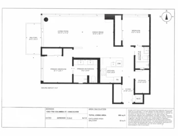 Garage Interior Photo of 1202 1788 Columbia Street, Vancouver, BC