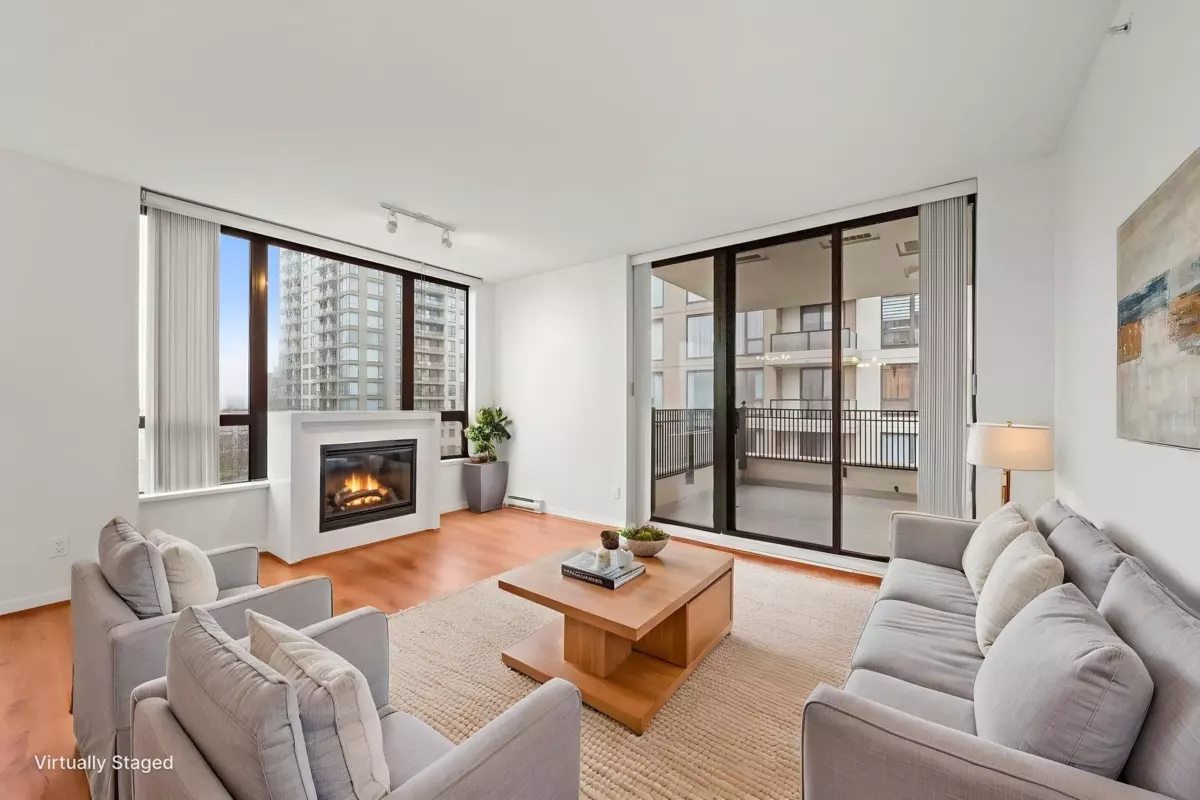 Living Room Photo of 609 7138 Collier Street, Burnaby, BC