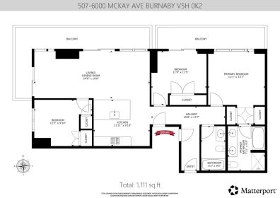 Outdoor Deck Photo of 507 6000 Mckay Avenue, Burnaby, BC