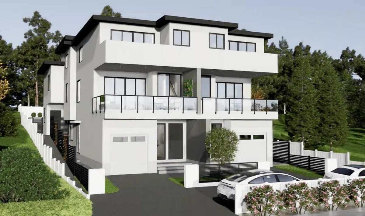 Exterior Rear Photo of 3 1362 Phillips Avenue, Burnaby, BC