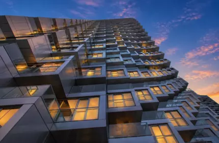 Aerial View of 3809 1480 Howe Street, Vancouver, BC