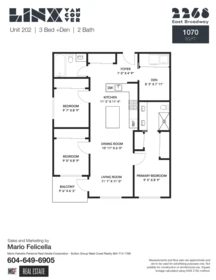 Basement Recreation Room Photo of 202 2268 E Broadway, Vancouver, BC
