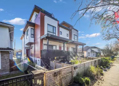 Aerial View of 5140 Slocan Street, Vancouver, BC