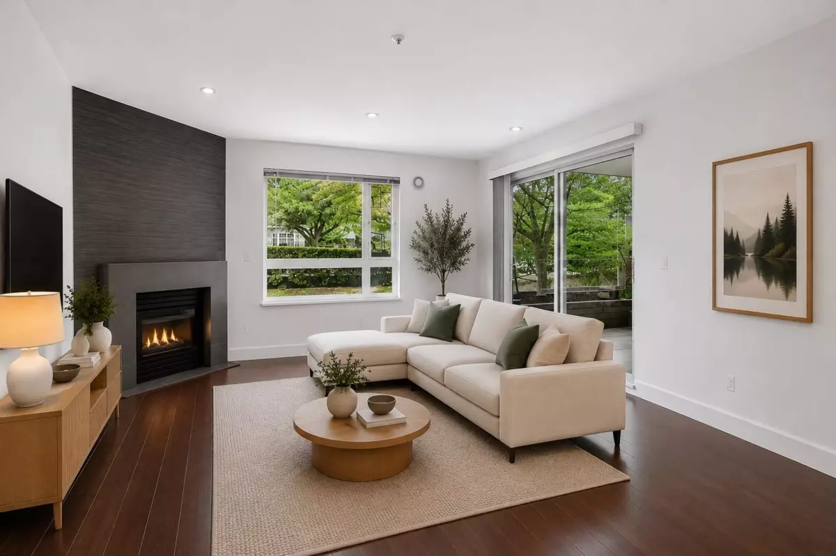 Living Room Photo of 102 2965 Horley Street, Vancouver, BC