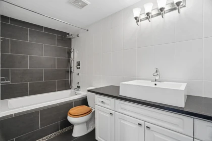 Guest Bathroom Photo of 102 2965 Horley Street, Vancouver, BC