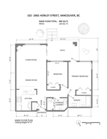 Street View Photo of 102 2965 Horley Street, Vancouver, BC